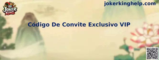 Código De Convite Exclusivo VIP Joker King