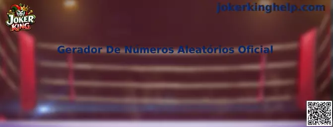 Gerador De Números Aleatórios Oficial